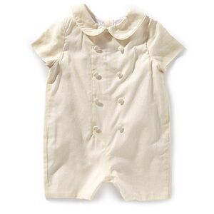 Edgehill Collection Kristin Ellen Hockman Baby Boys Robert Yellow Shortall 3m